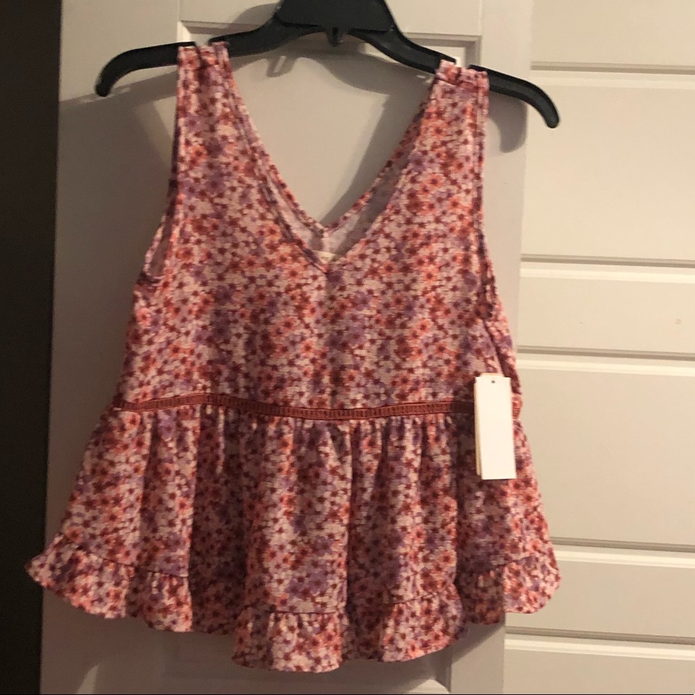 Floral tank top